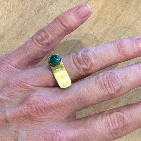 Jewelry - Ring with Green Stone Costume